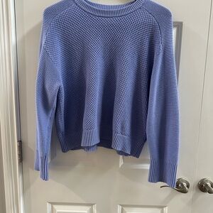 LOFT Light Purple Women's Crew Neck Sweater - Large